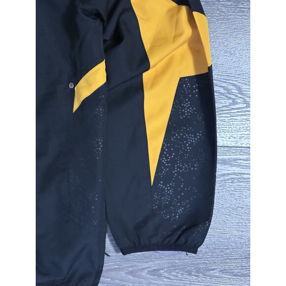 Reebok NFL Pittsburgh Steelers Pullover 1/4 Zip Windbreaker Jacket - Mens Medium - Picture 2 of 11